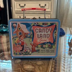 Vintage Candy Land Game Tin Lunchbox